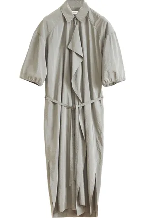 LEMAIRE Asymmetrical midi shirtdress