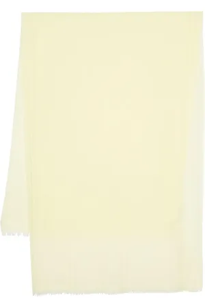 Fabiana Filippi Frayed-edge twill scarf