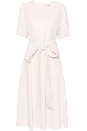 P.A.R.O.S.H. Belted flared midi dress