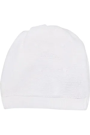 MONNALISA Logo-appliqué cotton beanie