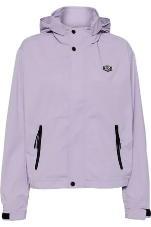 Chocoolate Logo-appliqué hooded windbreaker