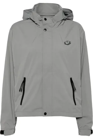Chocoolate Logo-appliqu?? hooded windbreaker