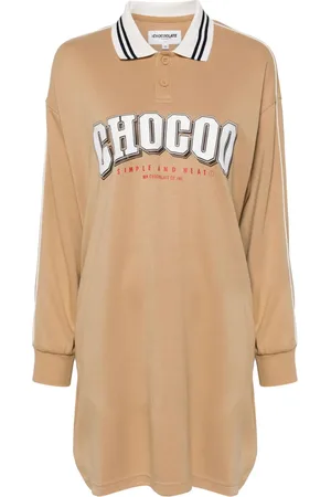 Chocoolate Logo-print sweatshirt dress