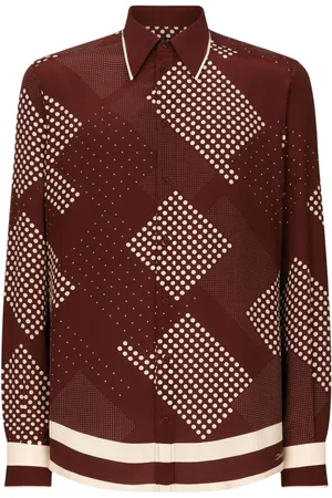 Dolce & Gabbana Dot-print silk shirt