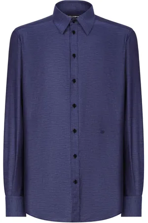 Dolce & Gabbana Long-sleeved cotton-blend shirt