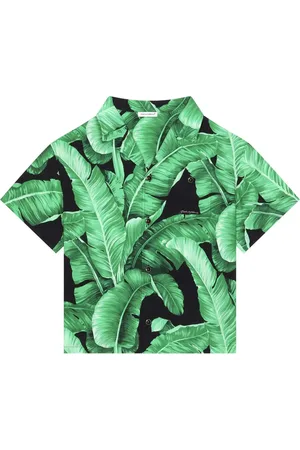 Dolce & Gabbana Leaf-print shirt
