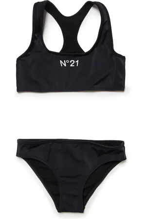 Nº21 Logo-print bikini set