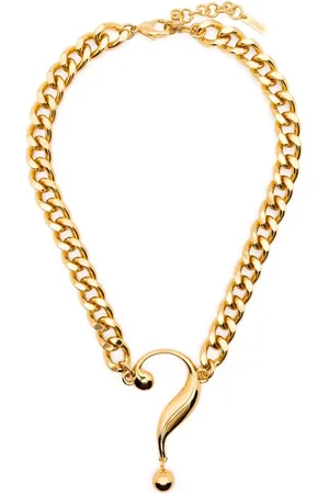Moschino Question mark-pendant necklace