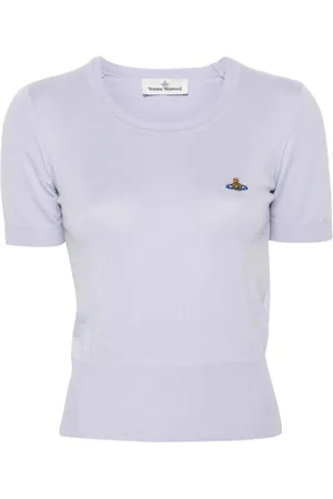 Vivienne Westwood Orb-embroidered knitted T-shirt