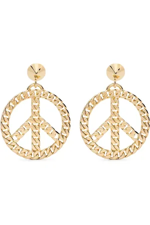 Moschino Peace-sign earrings