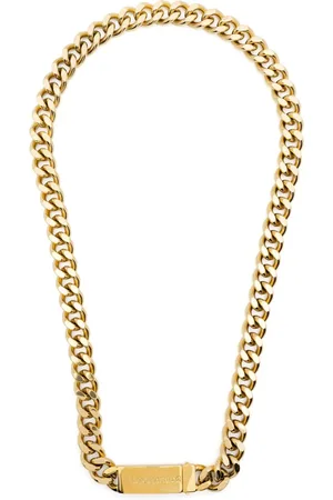 Dsquared2 Logo plaque chain-link necklace