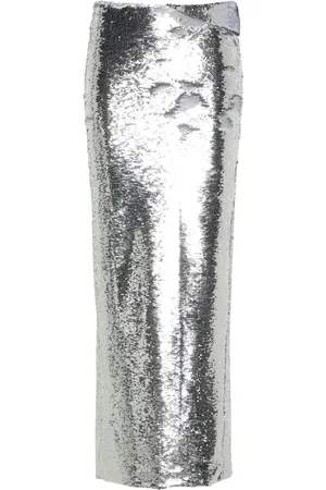LAQUAN SMITH Sequinned maxi skirt