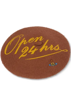 Vivienne Westwood Open 24 Hours wool beret hat