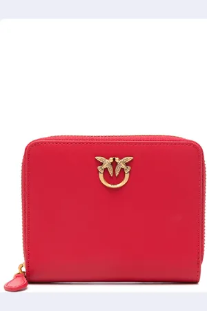 Pinko Logo-plaque leather wallet