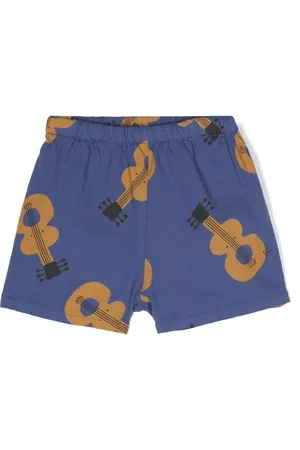 Bobo Choses Acoustic Guitar-print shorts