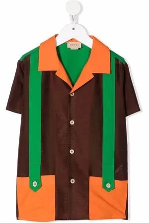 Gucci Strap-detail jacquard shirt