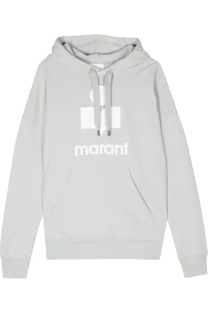 Isabel Marant Miley logo-flocked hoodie