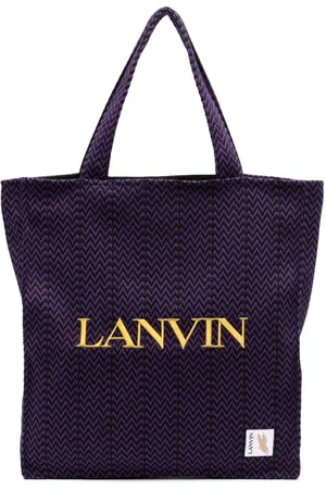 Lanvin X Future embroidered-logo tote bag