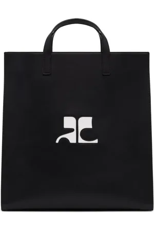 Courrèges Heritage leather tote bag