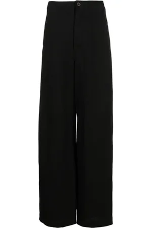 UMA WANG Patterned-jacquard wide-leg trousers