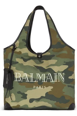 Balmain B-Army camouflage-print tote bag
