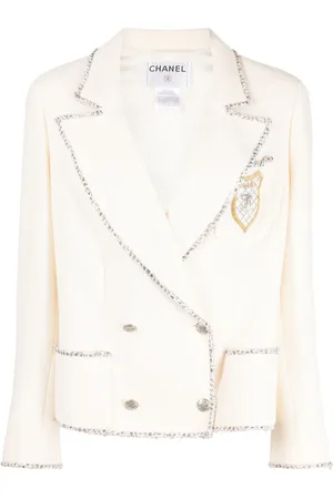 CHANEL 2005 Emblem wool jacket