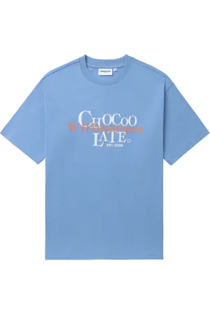 Chocoolate Logo-embroidered cotton T-shirt