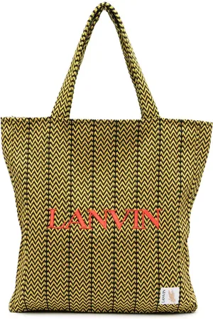 Lanvin X Future embroidered-logo tote bag
