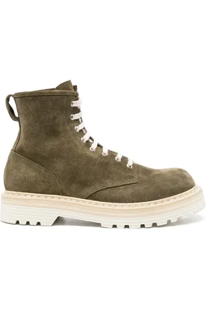 Premiata Suede combat boots