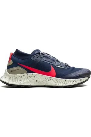 Nike Pegasus Trail 3 GORE-TEX "Obsidian/Matte Olive/Citron Tint/Siren Red" sneakers