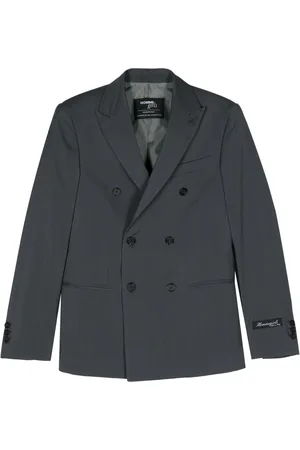 HOMMEGIRLS Double-breasted wool blazer