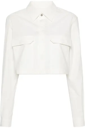 Rick Owens Cropped cotton shirt
