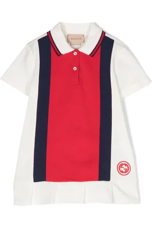 Gucci Web-stripe cotton dress