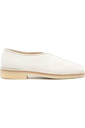 LEMAIRE Panelled suede loafers