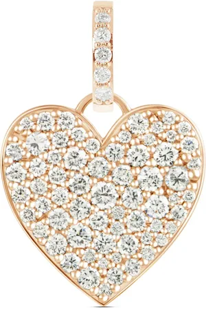 ALINKA 18kt rose Caviar Heart diamond pendant