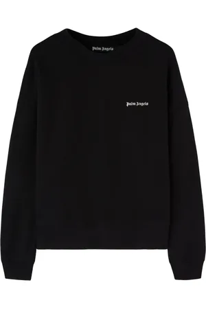 Palm Angels Logo-embroidered cotton sweatshirt