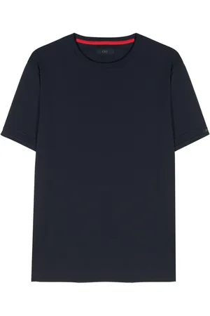 FAY Logo-patch cotton T-shirt