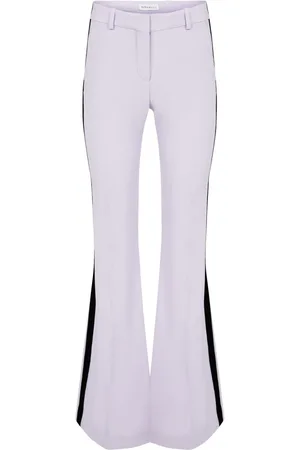 Nina Ricci Cady striped flared trousers