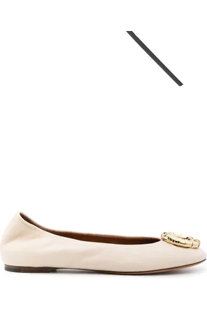 Lanvin Melodie leather ballerina shoes