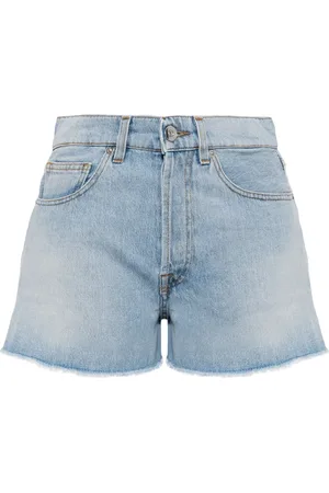 JOSHUA SANDERS Smiley-face denim shorts