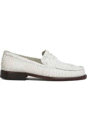 Marni Interwoven-design leather loafers