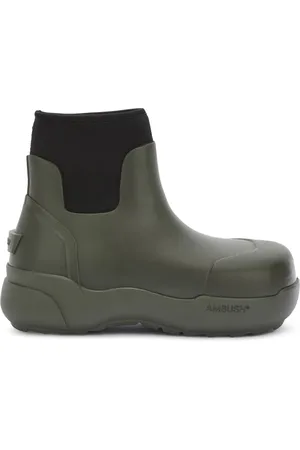 AMBUSH Chunky-sole panelled ankle boots