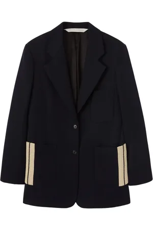 Palm Angels Tape-detail virgin wool-blend blazer