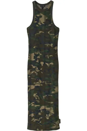 Marc Jacobs Camouflage-print ribbed dress