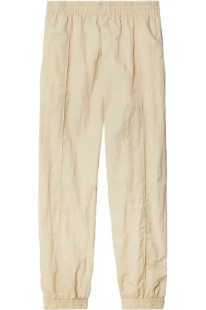 Burberry Crinkled wide-leg track pants