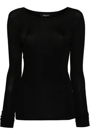 Fabiana Filippi Fine-ribbed crew-neck top