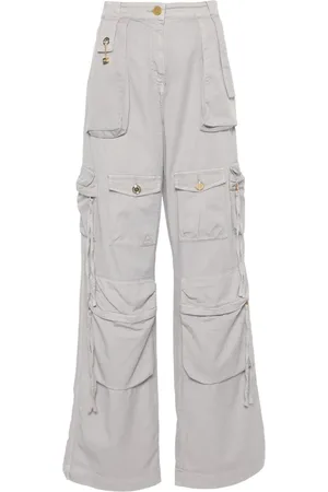 Elisabetta Franchi Wide-leg cargo jeans