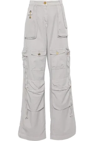 Elisabetta Franchi Wide-leg cargo jeans
