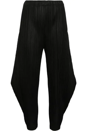 PLEATS PLEASE ISSEY MIYAKE Tapered pleated trousers
