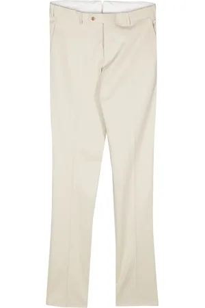 LUIGI BIANCHI MANTOVA Cotton chino trousers